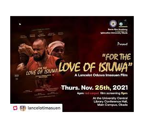 For The Love Of Isiuwa 2020 Movie Poster