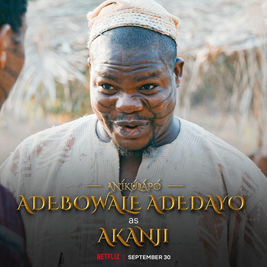 Anikulapo Full Cast Adebowale Adedayo in Anikulapo 2022 Movie Nollywire