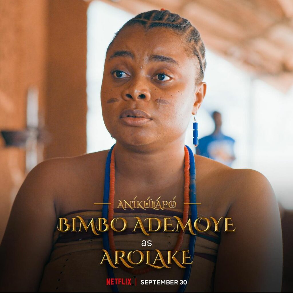 Anikulapo Full Cast Bimbo Ademoye in Anikulapo 2022 Movie Nollywire