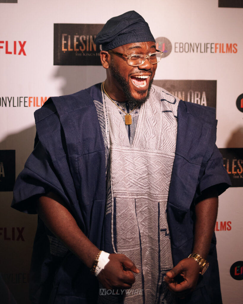 "The King's Horseman" (Elesin Oba) Premiere: Here Are The Best Celebrity Looks 3 Deyemi Okanlawon The KIng's Horseman (Elesin Oba) © Nollywire 2022