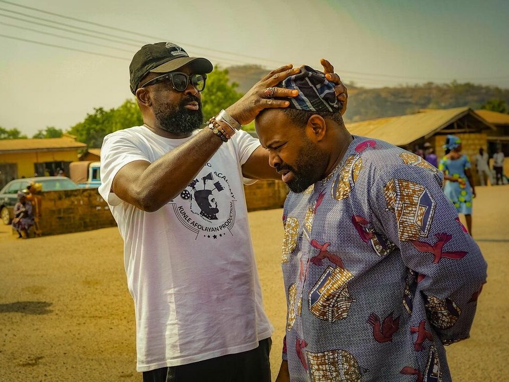 10 Most Anticipated Nollywood Movies of 2023 9 Gabriel Afolayan and Kunle Afolayan on the set of Ijogbon upcoming Nigerian Netflix movie BTS - Nollywire