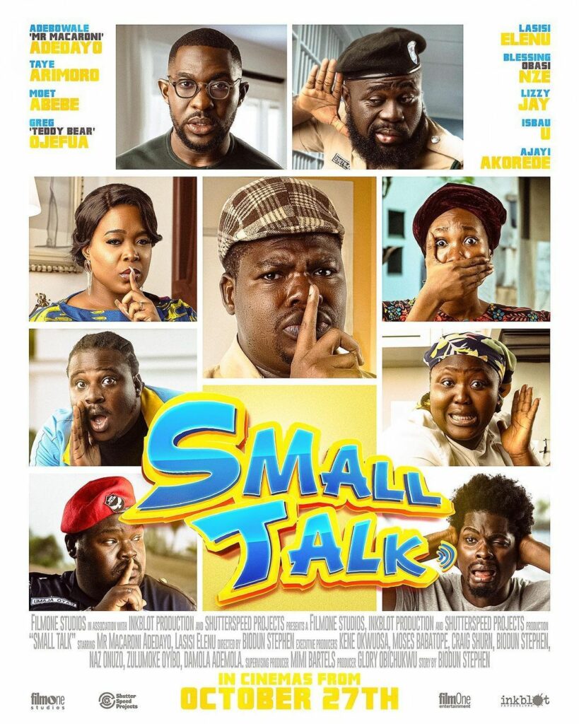 'Small Talk:' Hilarious Comedy-Thriller Starring Mr. Macaroni and Lasisi 1 Small Talk (2023) - Nollywire