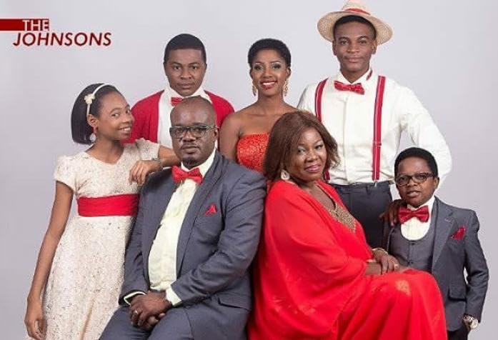 Nollywood Firsts: Olumide Oworu on How He Felt Playing First-time Dad in 'Saving Onome,' with Co-star Nancy Isime 1 'The Johnsons' Cast © Multichoice Studios