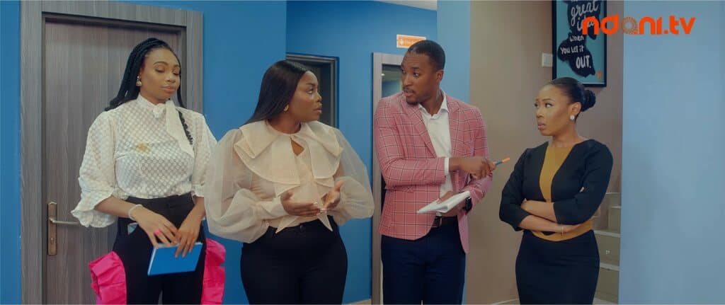 ‘Bottomline-’ Ndani TV’s New Comedy Series Brings Laughter to Lagos Office Life - Nollywire-3