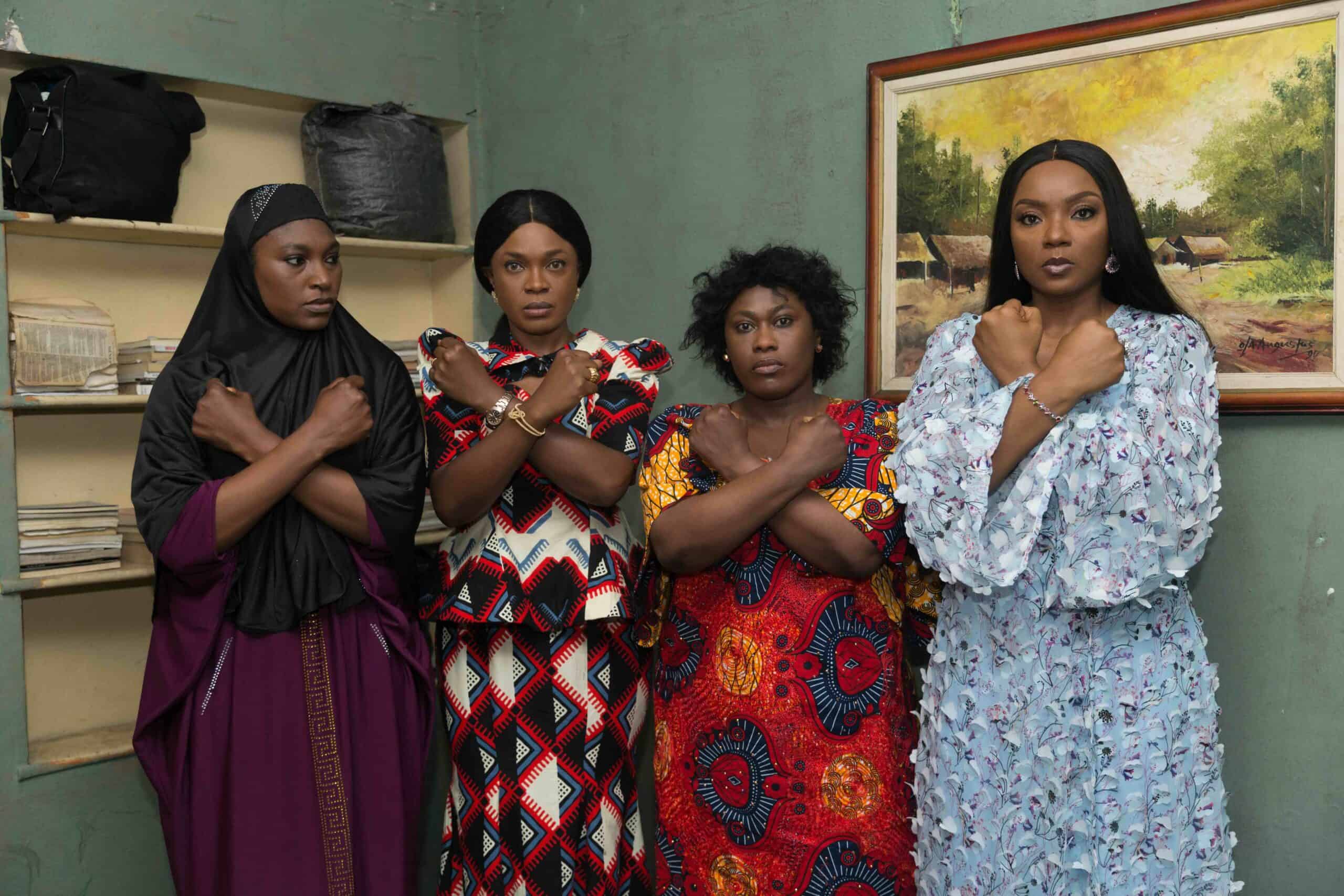 Omoni Oboli Unveils 'Wives on Strike 3' First-Look, 2024 Release Plans, and New Cast Additions 3 Chioma Chukwuka Akpotha, Uche Jombo, Omoni Oboli, and Ufuoma McDermott on the set of 'The Uprising Wives on Stike 3' - Nollywire