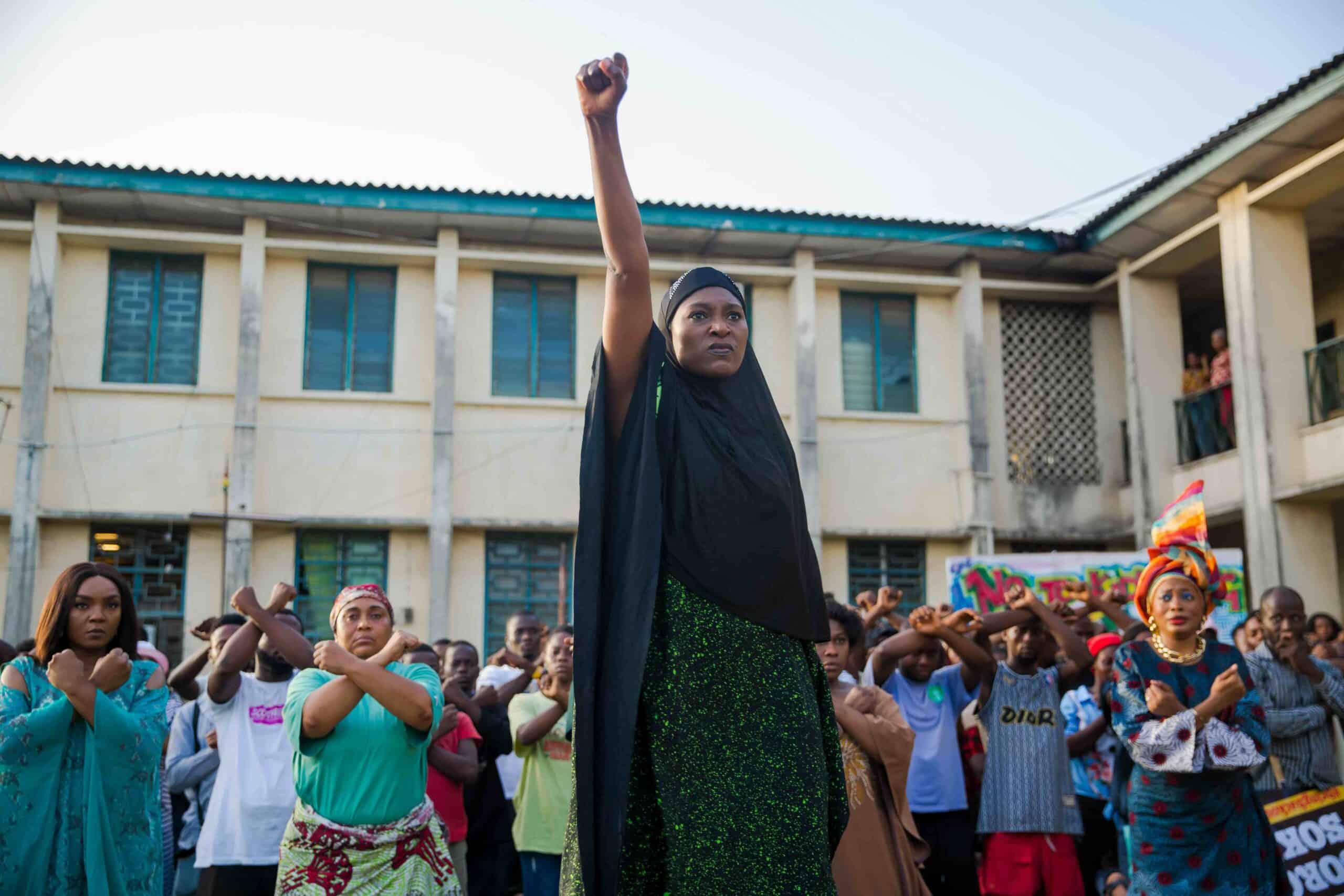 Omoni Oboli Unveils 'Wives on Strike 3' First-Look, 2024 Release Plans, and New Cast Additions 7 Ufuoma McDermott on the set of 'The Uprising Wives on Stike 3' - Nollywire