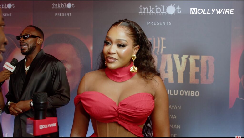 'The Betrayed' Premiere with Uche Montana, Jemima Osunde, Ibrahim Suleiman, Vine Olugu - Nollywire