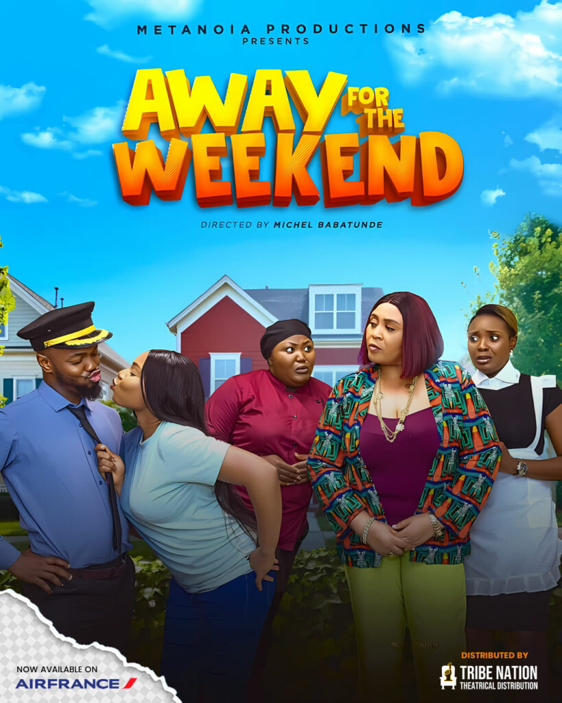 Comedy 'Away For The Weekend' Will be Available on all Air France Flights Worldwide From November 1, 2024 1 'Away For The Weekend' Air France Poster
