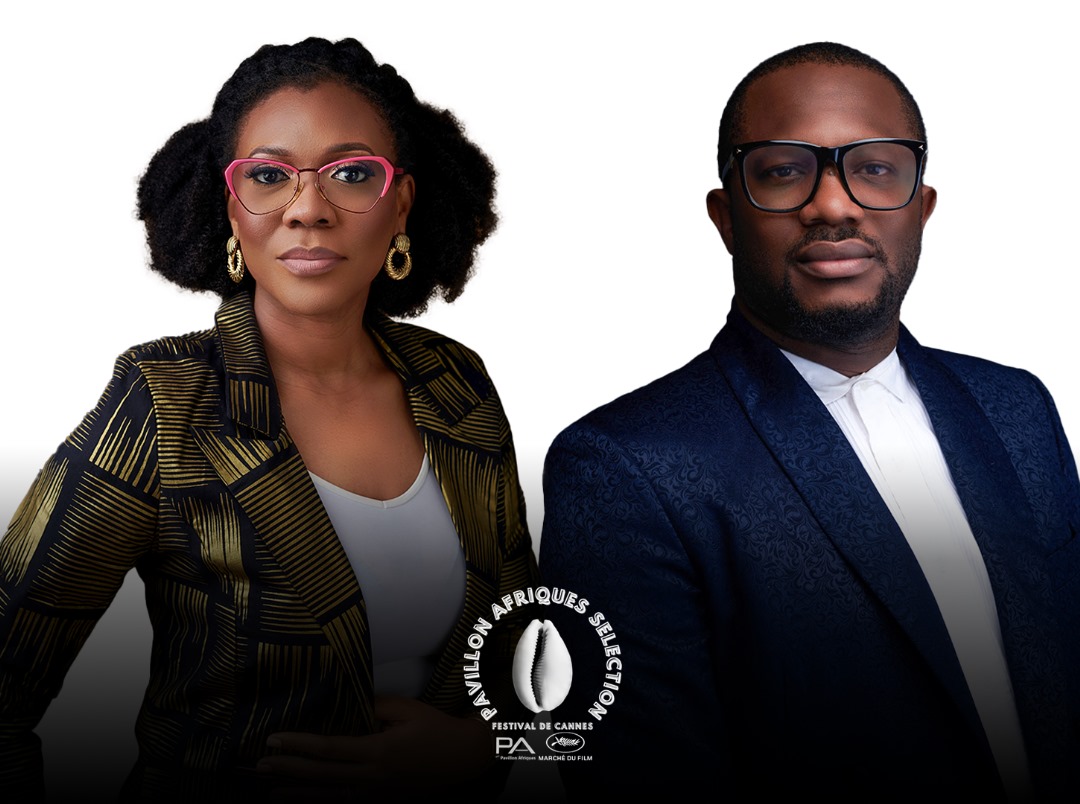 Benin Fantasy Epic 'Osamede' to Premiere at Cannes Film Market 2 'Osamede' executive producer Lilian Olubi (L) and director James Omokwe (R)