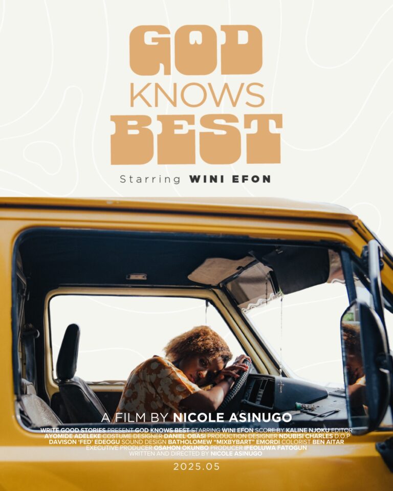 God Knows Best 2025 Short Film Poster by Nicole Asinugo - Nollywire