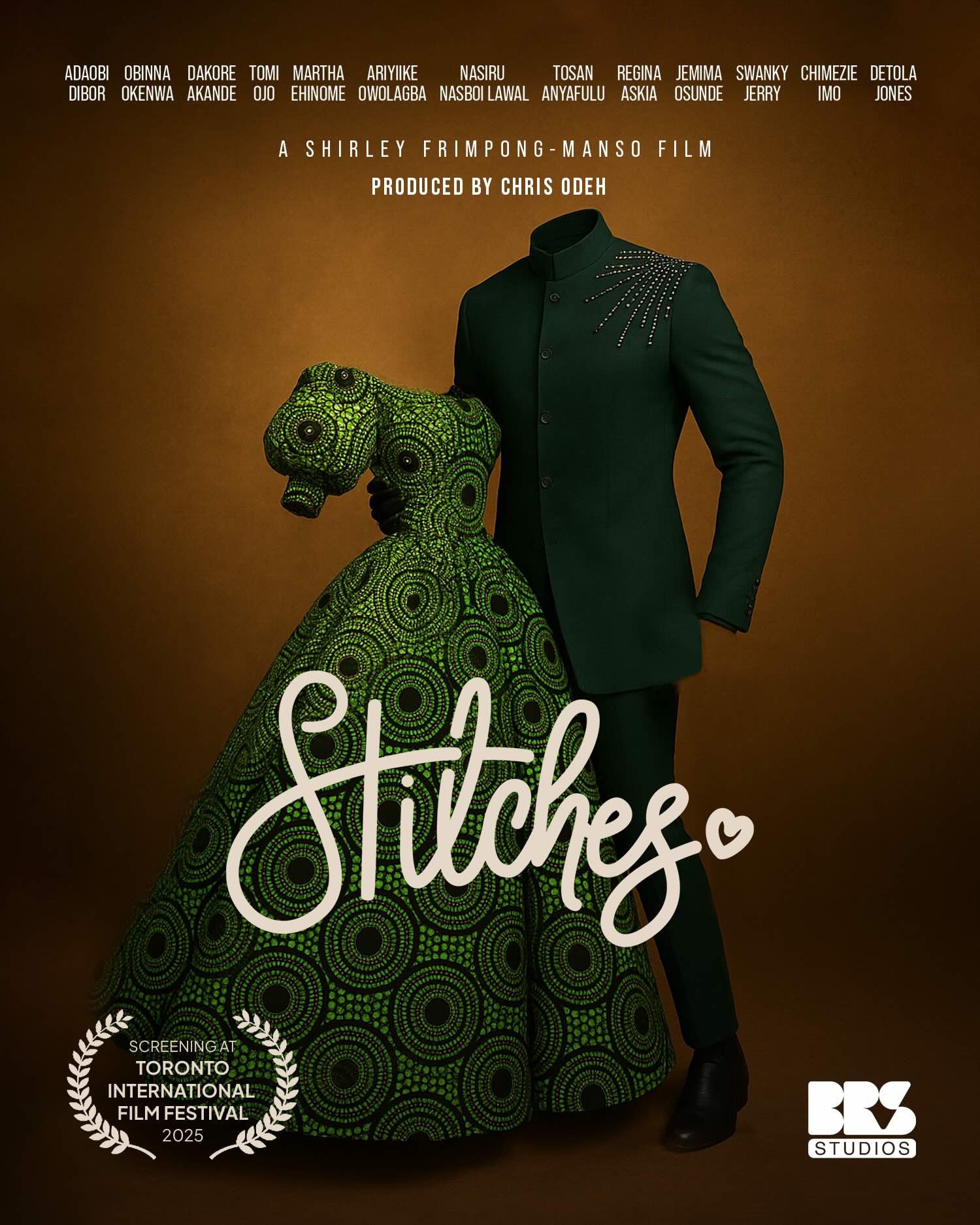 BRS Studios' 'Stitches' Heads to TIFF as Shirley Frimpong-Manso Returns to Cinema 1 Stitches TIFF Poster © BRS Studios