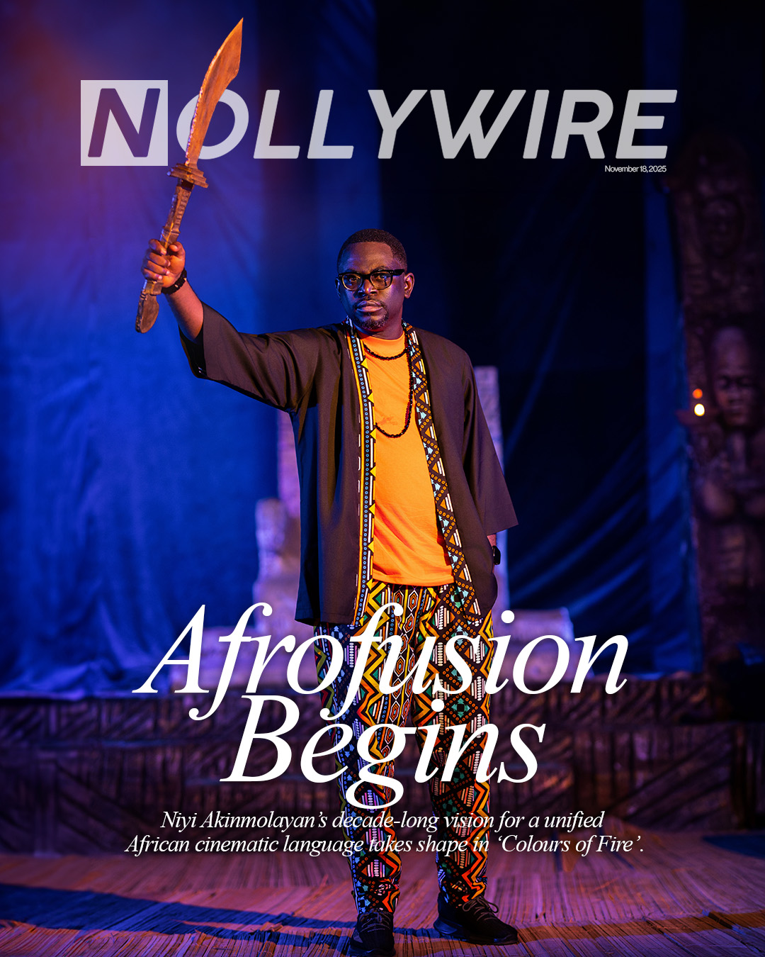 Afrofusion Begins - Niyi Akinmolayan Nollywire Cover November 2025