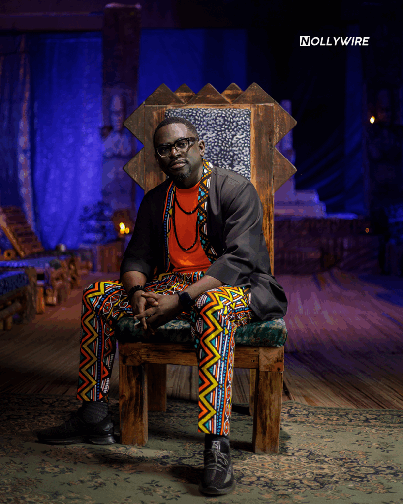 Niyi Akinmolayan on 'Colours of Fire'. Kayode Adeojo © Nollywire 1