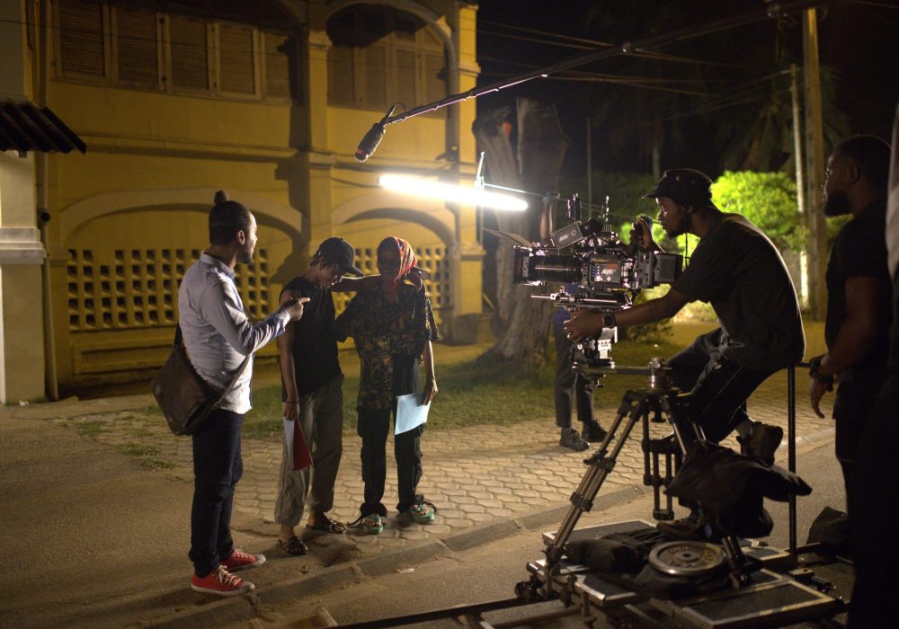 KC Obiajulu on the set of '3 Cold Dishes' © Asurf Films