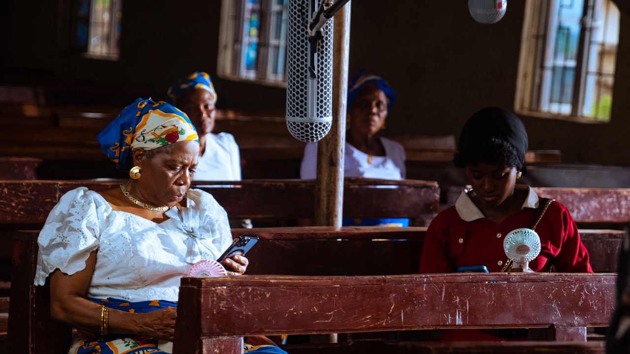 ‘To Adaego With Love’, Starring Chisom Agoawuike and Adam Garba, Sets February 2026 Cinema Release 5 Late Onyeka Onwenu on the set of 'To Adaego With Love' © Tade Production House, Ziva Works Production