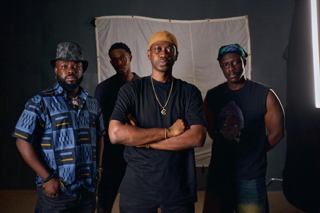 Lateef Adedimeji and Linda Ejiofor-Suleiman Lead the Cast of 'Black Market,' Rixel Studios' Guinness World Record-Chasing Movie 3 L R Itele D Icon Kanaga Jnr Lateef Adedimeji and Andrew Yaw Bunting