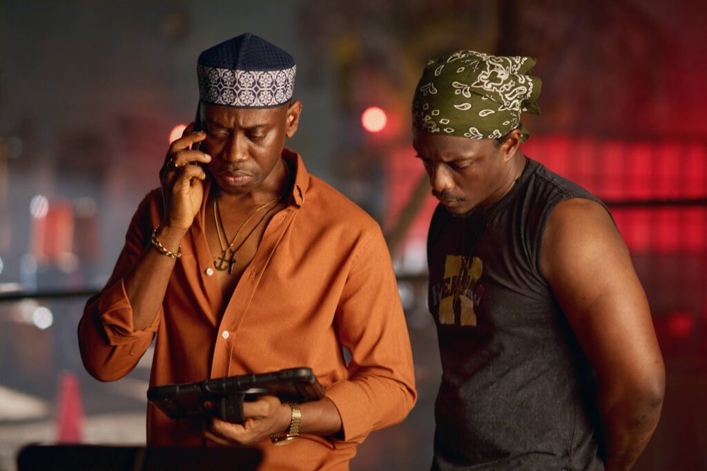 Lateef Adedimeji and Linda Ejiofor-Suleiman Lead the Cast of 'Black Market,' Rixel Studios' Guinness World Record-Chasing Movie 13 L R Lateef Adedimeji Andrew Yaw Bunting