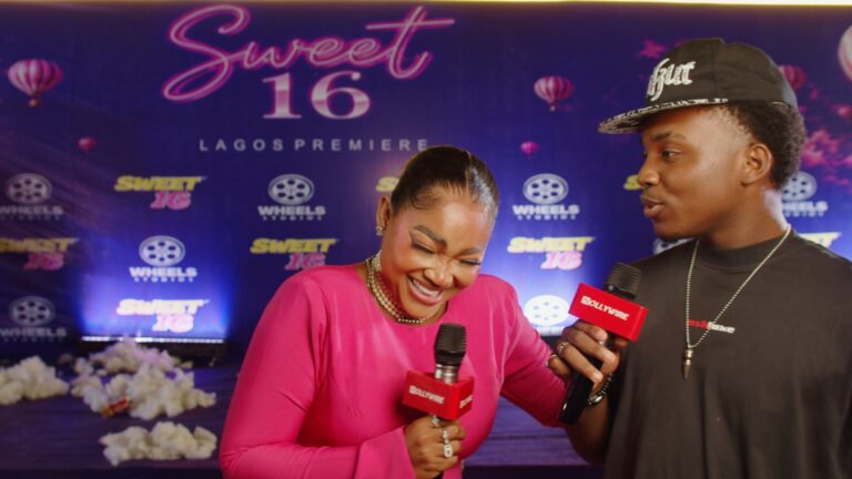 Juwon Gentry Mercy Aigbe's Son Interviews Her at ‘Sweet 16’ Premiere – Nollywire