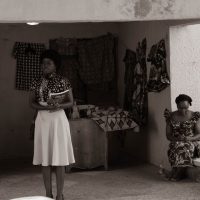 Bob Manuel, Chioma Chukwuka, Chisom Agoawuike on the set of 'To Adaego With Love' © Tade Production House, Ziva Works Production