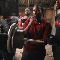 Loukman Ali On The Set Of Brotherhood