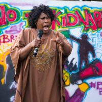 Uche Jombo on the set of 'The Uprising Wives on Stike 3' - Nollywire