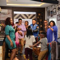 Uzor Arukwe, Nkem Owoh, Clarion Chukwurah, Others on the set of In Another Life - Nollywire