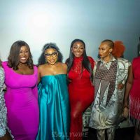 Michelle Dede, Uche Jombo, Rita Dominic, Ini Edo, Nse Ikpe-Etim at the screening of 'Love and Life'